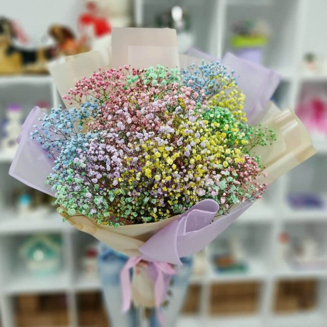 Букет цветов "Радуга" Букет цветов "Радуга"
