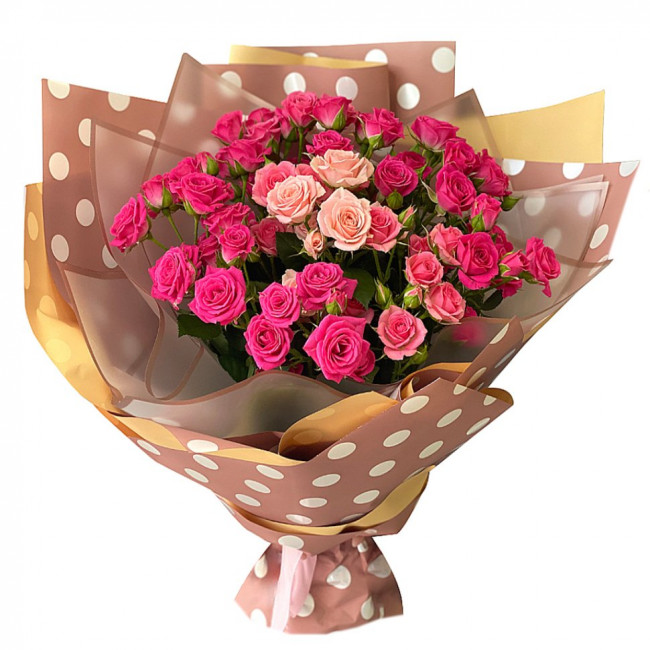 Букет цветов "Бонжур"