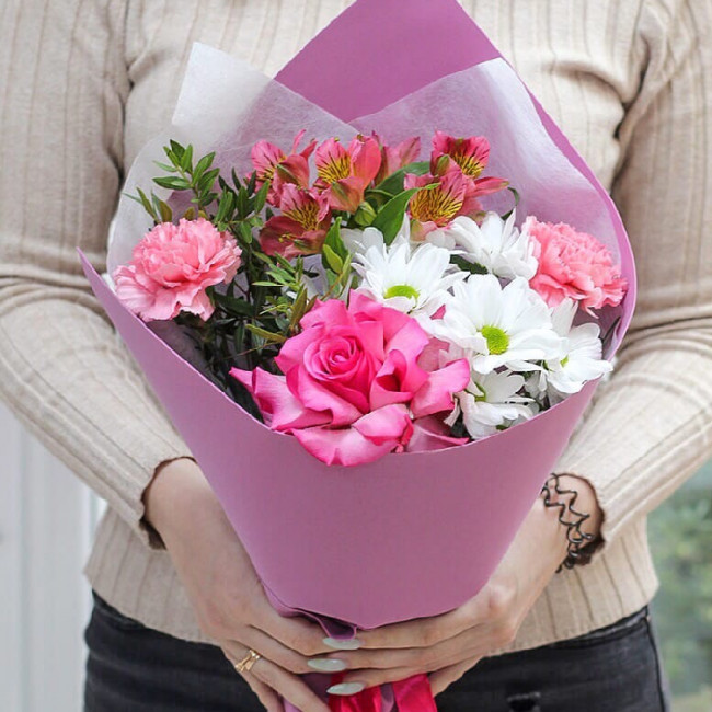 Букет цветов "Крылья бабочки"