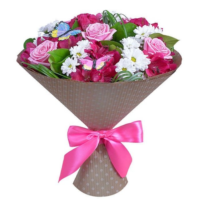 Букет цветов "Музыка "